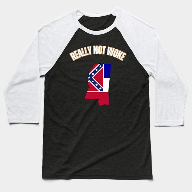 Really not woke Baseball T-Shirt by la chataigne qui vole ⭐⭐⭐⭐⭐